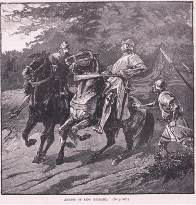 El arresto del Rey Ricardo AD 1339 de Gordon Frederick Browne